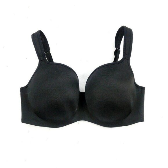 Cacique Lane Bryant Bra Smooth Balconette Underwire Plus Size 40G Black - Picture 1 of 10